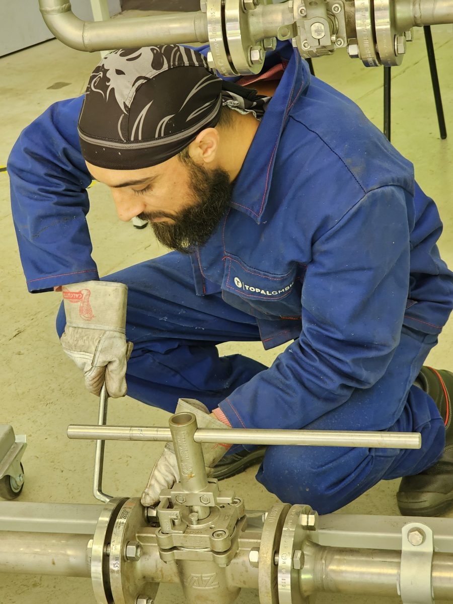 Flanschenschulung BWK Bildungswerkstatt Köln